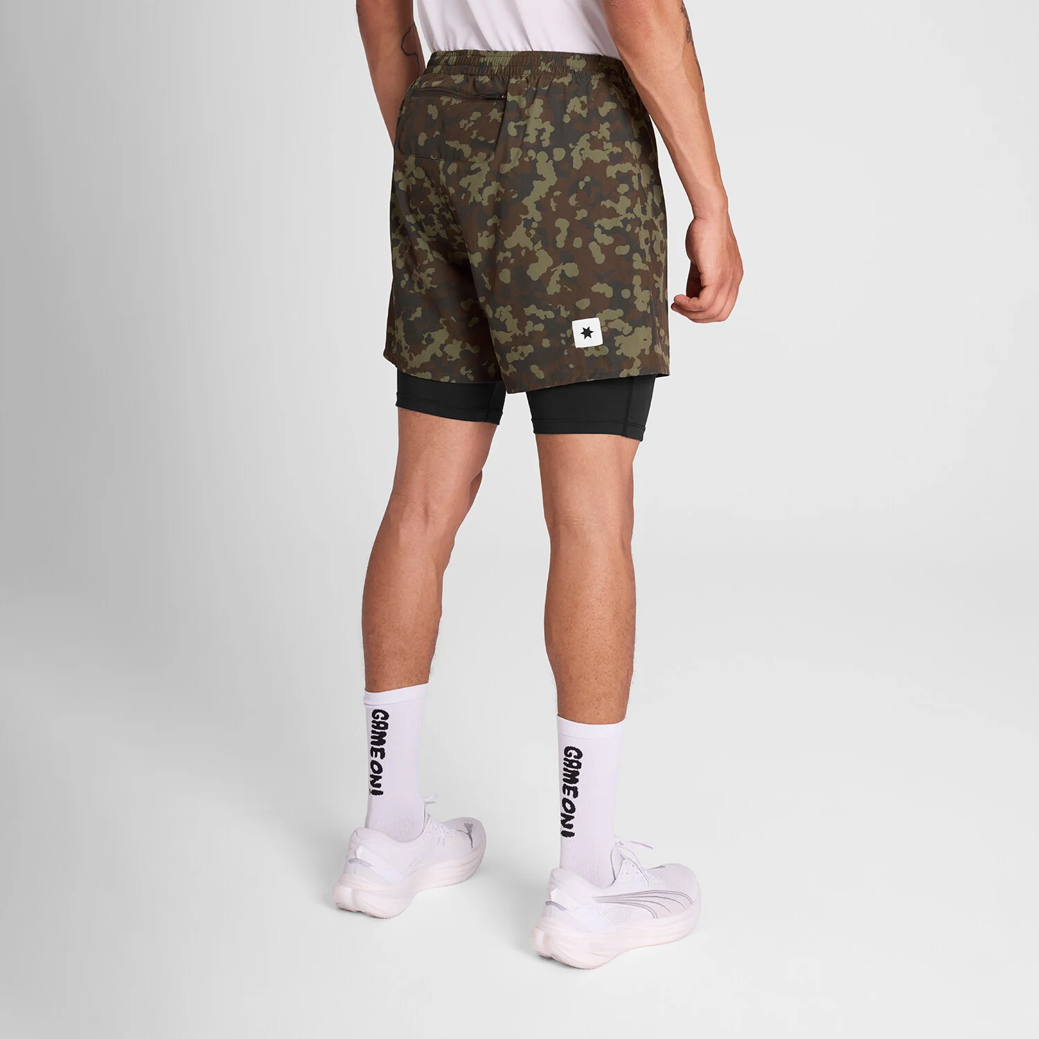 Camo Pace 2 in 1 Shorts 5'' - Image 3