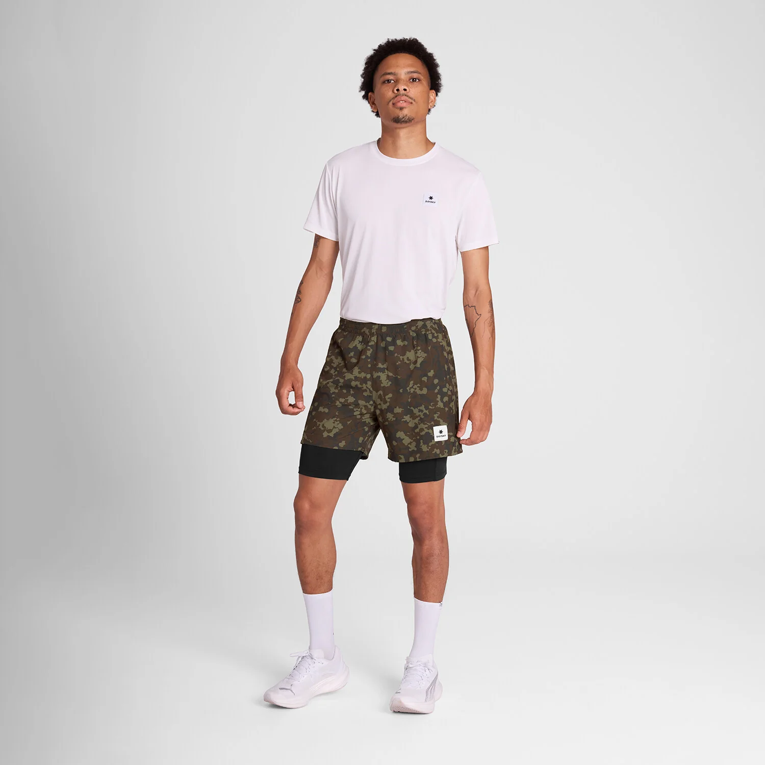 Camo Pace 2 in 1 Shorts 5'' - Image 4