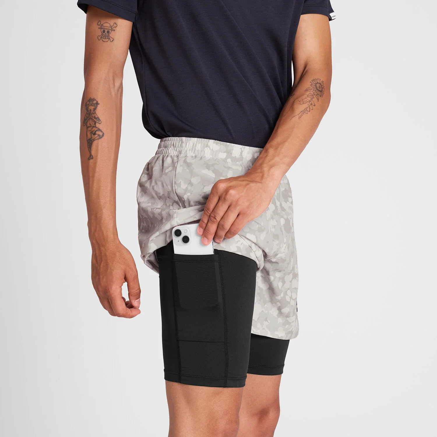 Camo Pace 2 in 1 Shorts 5'' - Image 5