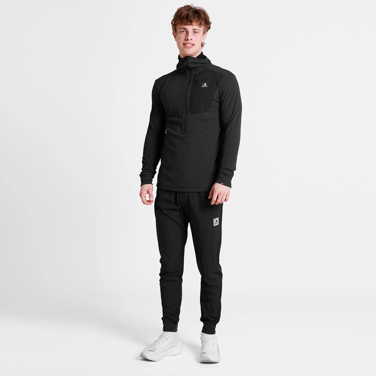 Combat Half Zip Fleece Hoodie - Image 4