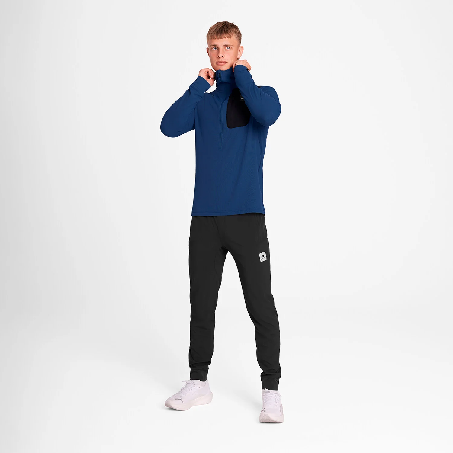 Combat Half Zip Fleece Hoodie - Image 4