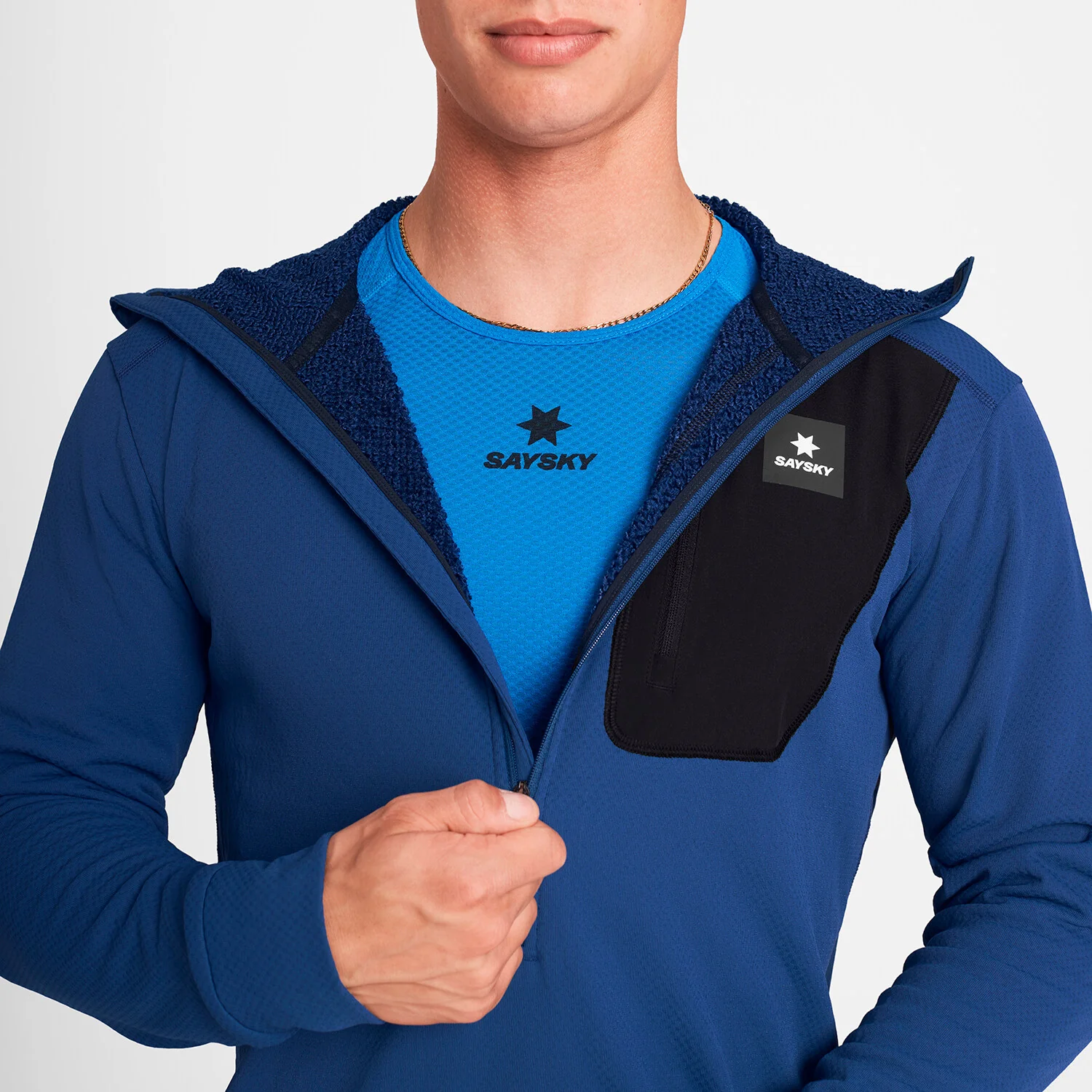 Combat Half Zip Fleece Hoodie - Image 6