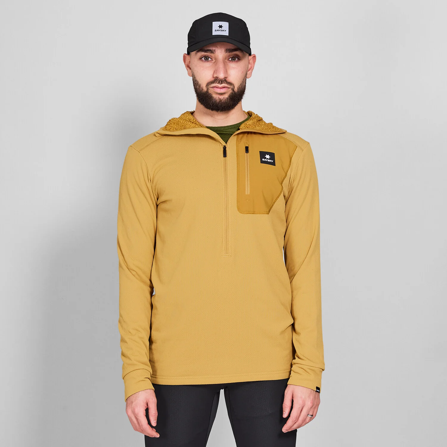Combat Half Zip Fleece Hoodie