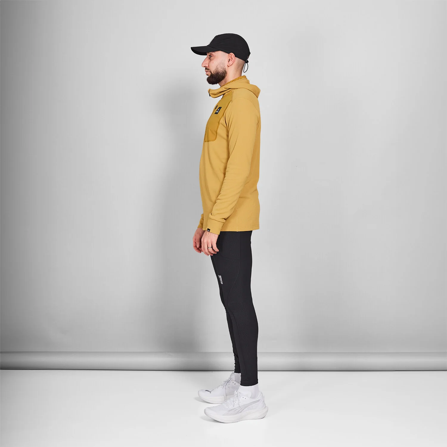Combat Half Zip Fleece Hoodie - Image 3