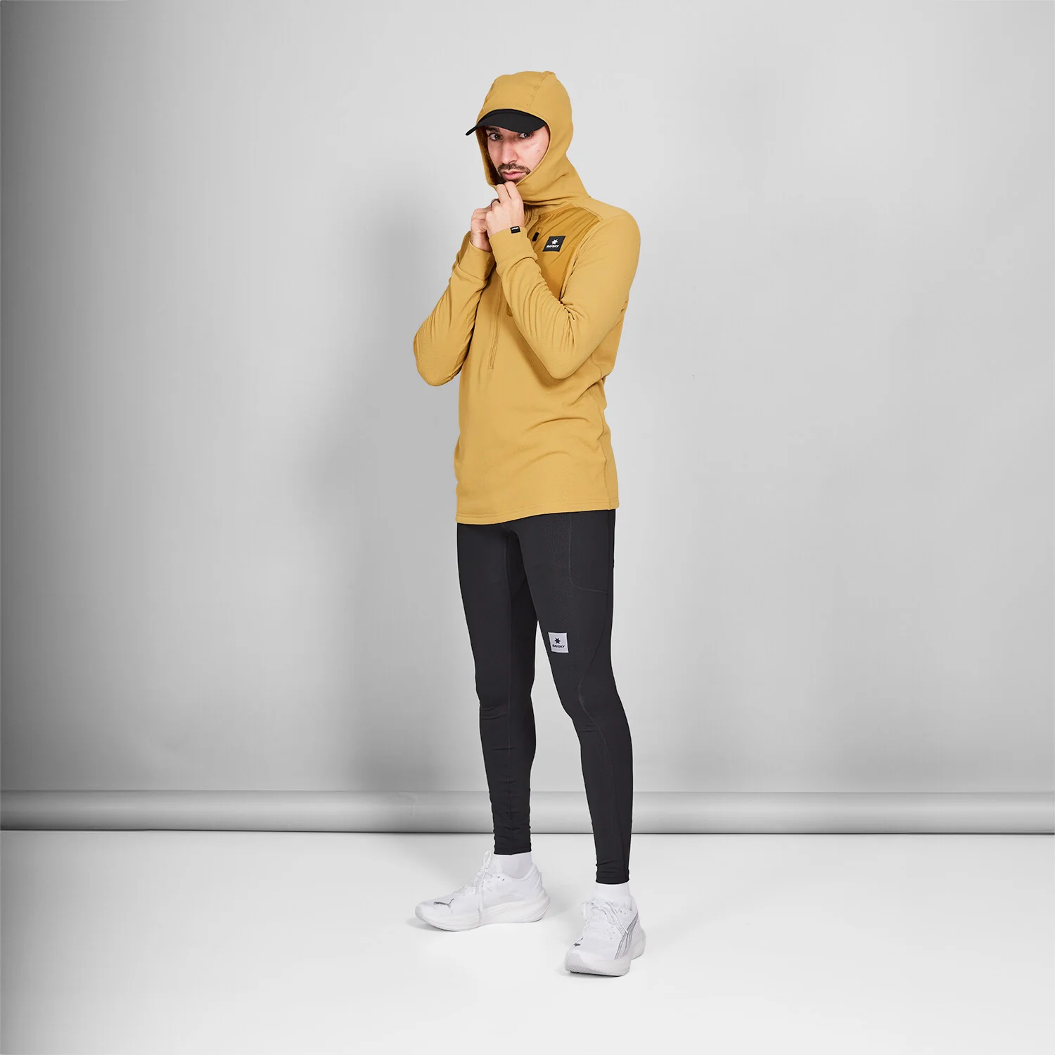Combat Half Zip Fleece Hoodie - Image 4