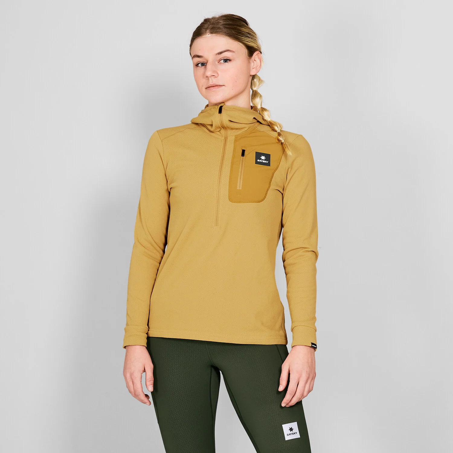 Combat Half Zip Fleece Hoodie