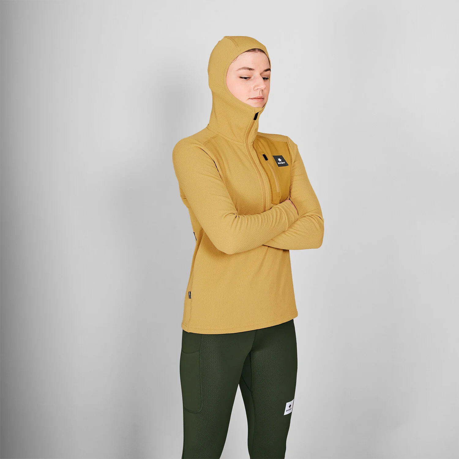 Combat Half Zip Fleece Hoodie - Image 6