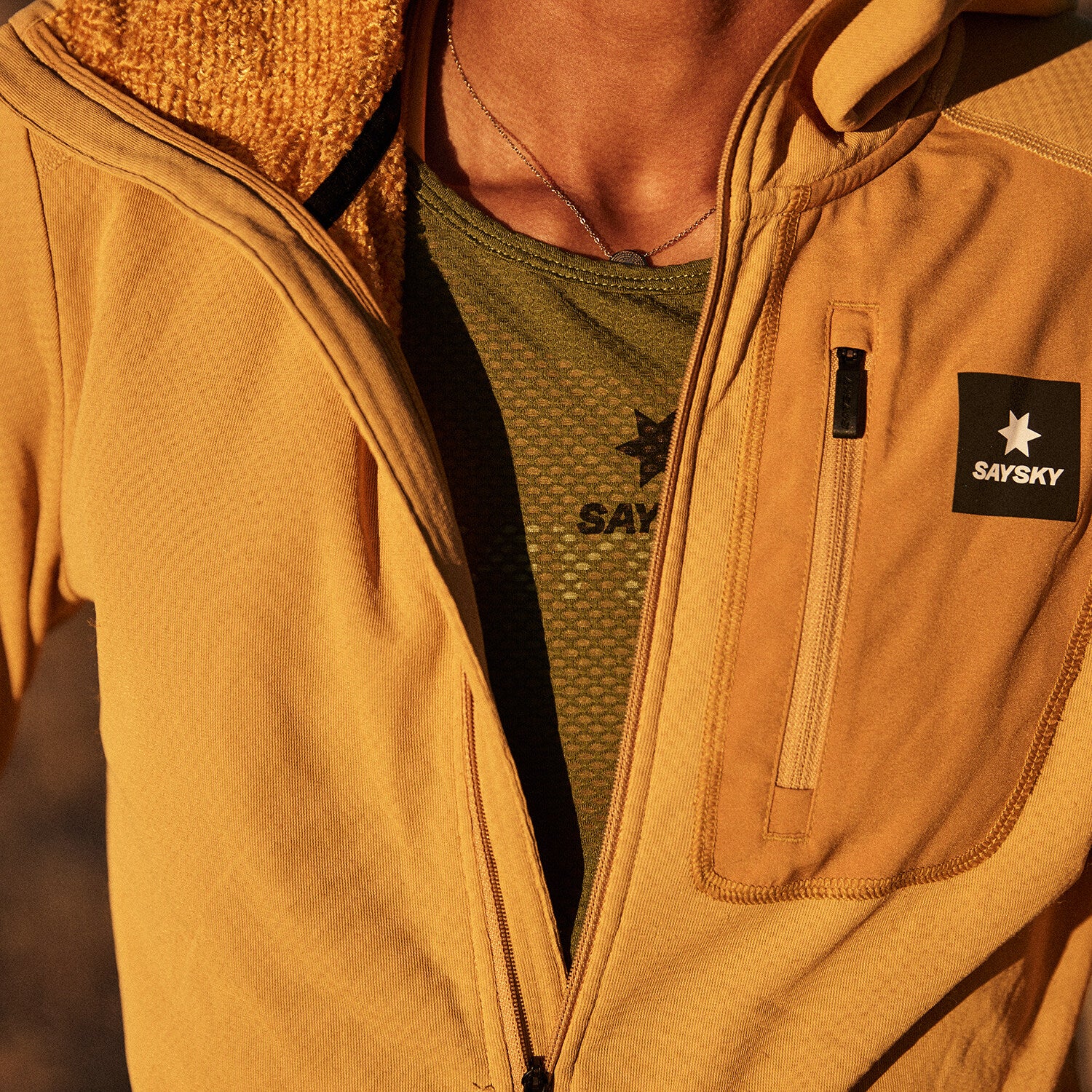 Combat Half Zip Fleece Hoodie - Image 9