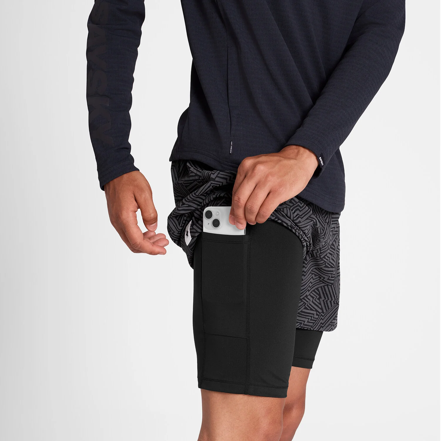 Reflective Pace 2 in 1 Shorts 5'' - Image 5