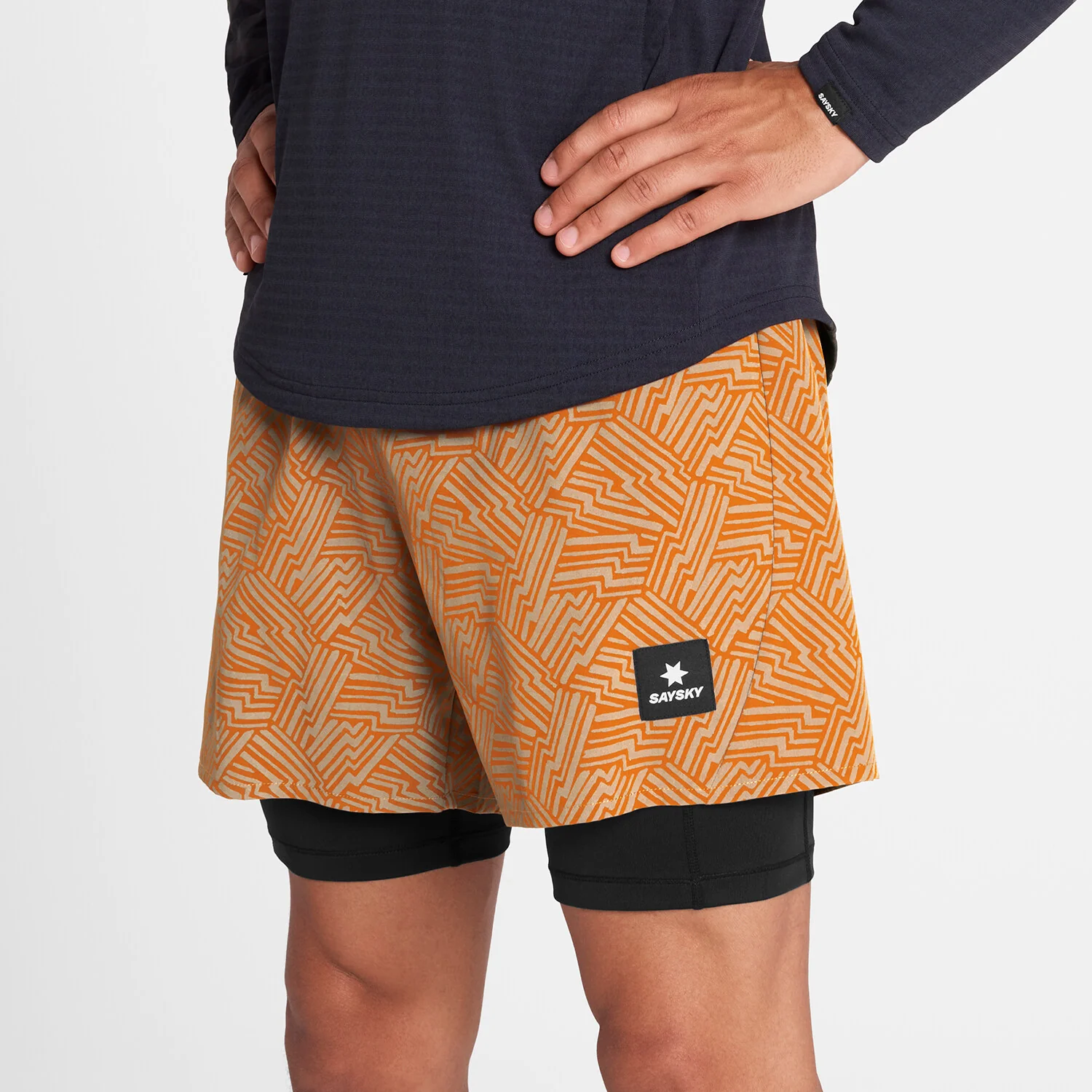 Reflective Pace 2 in 1 Shorts 5'' - Image 2