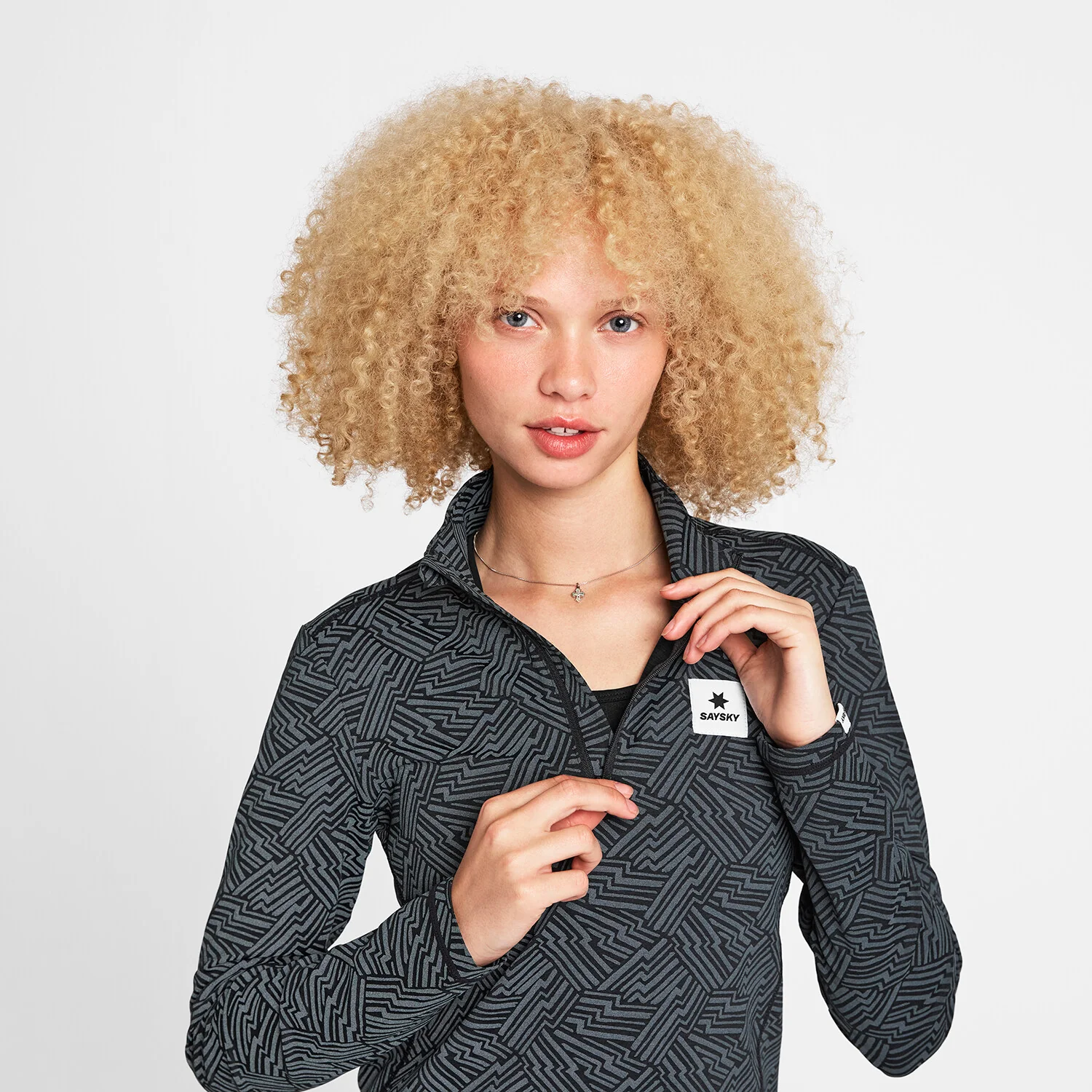Reflective Pace Half Zip Long Sleeve - Image 3