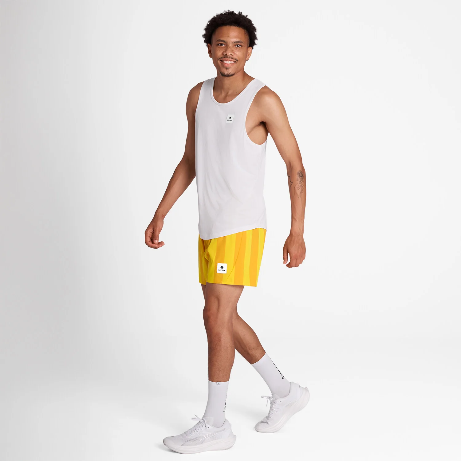 Stripe Pace Shorts 5'' - Image 4