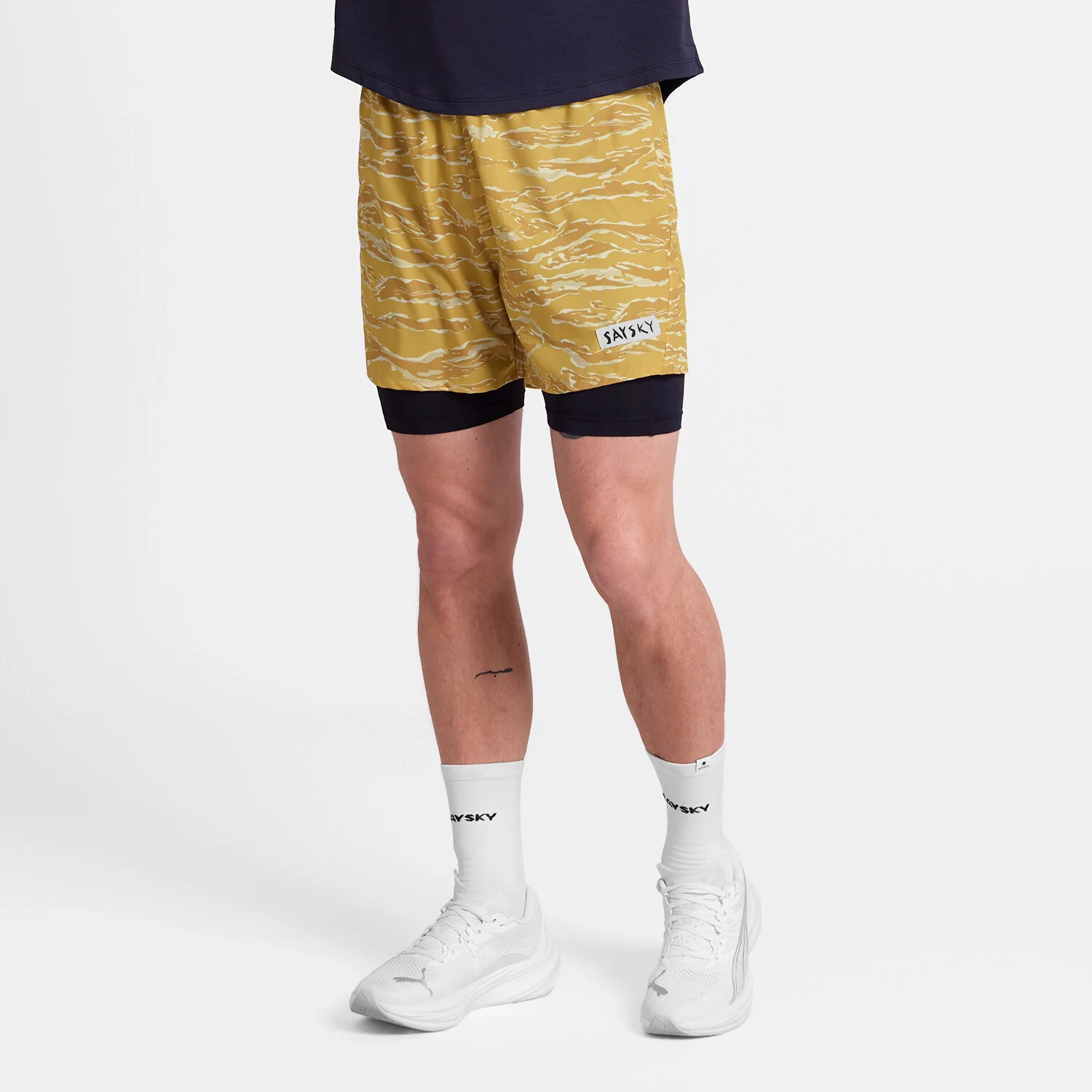 Tiger Pace 2 in 1 Shorts 5'' - Image 2